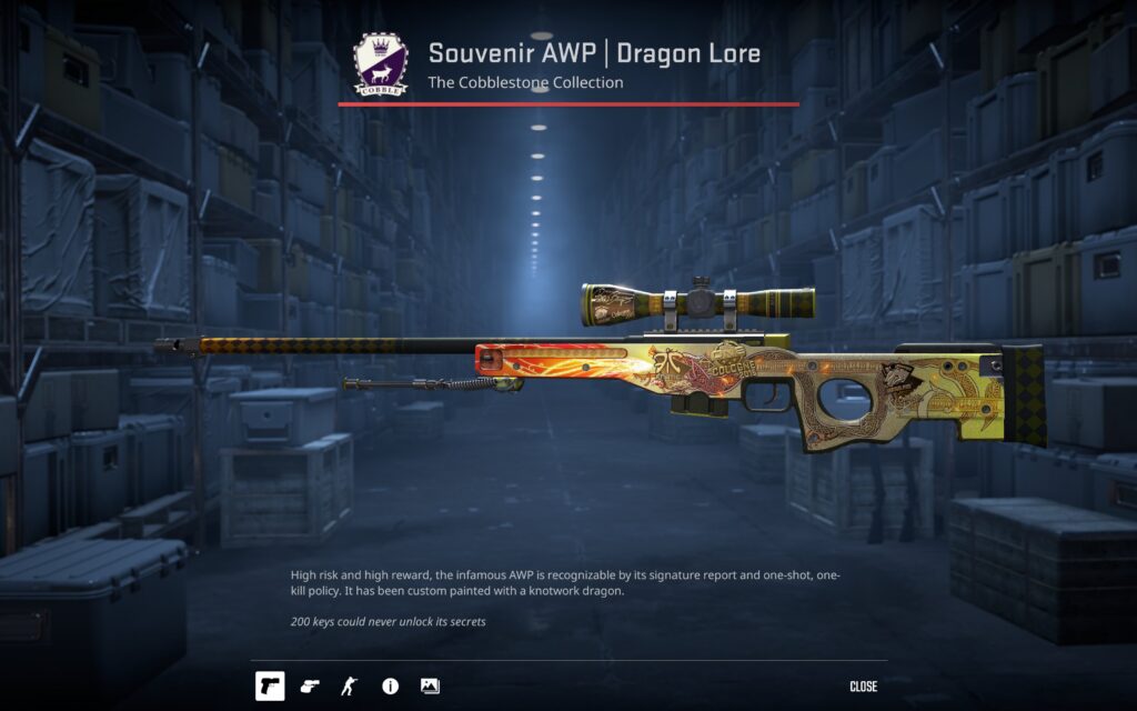 Souvenir AWP | Dragon Lore (FN)